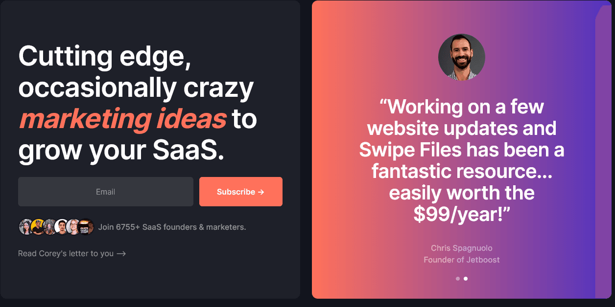 Swipe Files