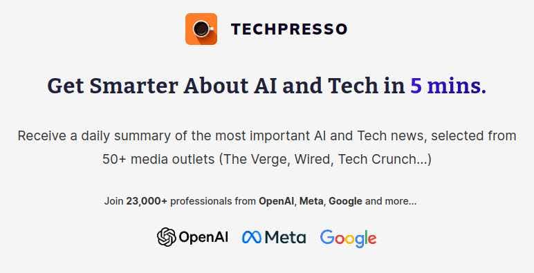Techpresso, a Tech newsletter